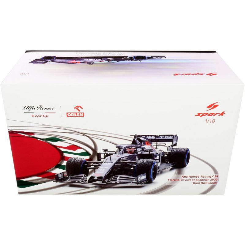 Alfa Romeo C39 #7 Kimi Raikkonen "Orlen" Fiorano Circuit Shakedown (2020) 1/18 Model Car by Spark