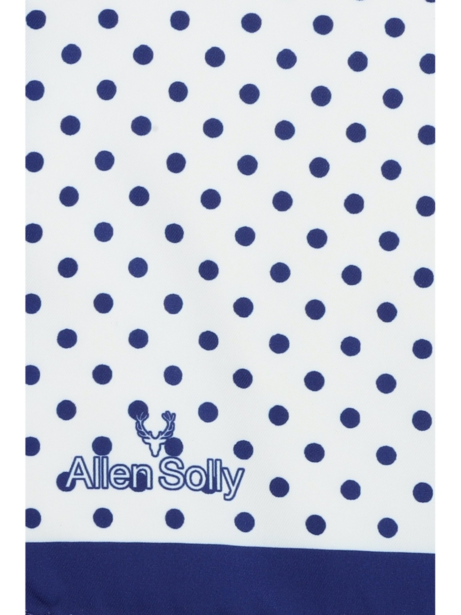 Van Heusen Green Printed Pocket Square