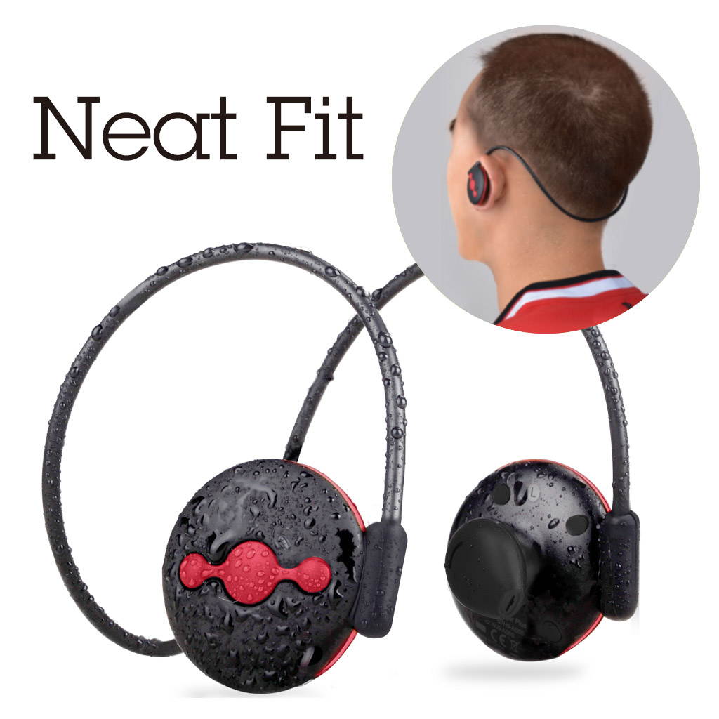 Avantree Sweatproof Bluetooth V4.1 Running Headphones with aptX, NO Hanging Wire, NFC, Wireless Headset with Mic for Cycling Gym Sports