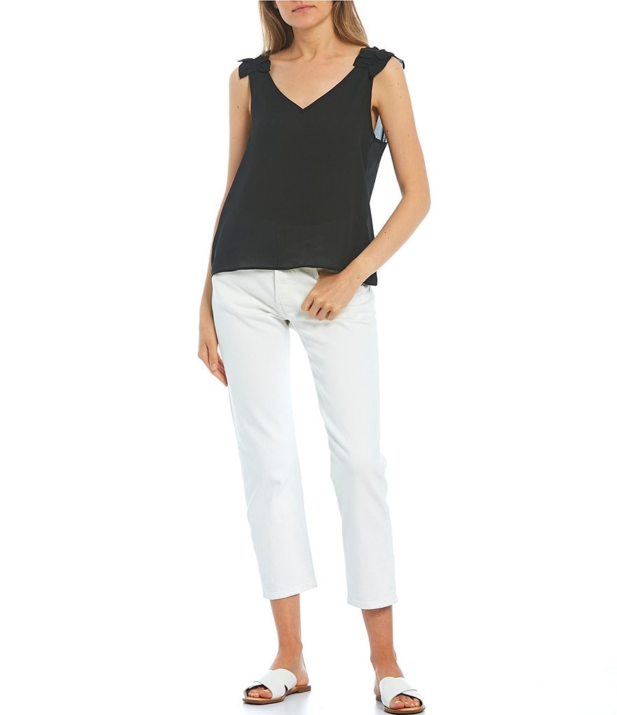 Lily Star Ruffled Strap Tank Top