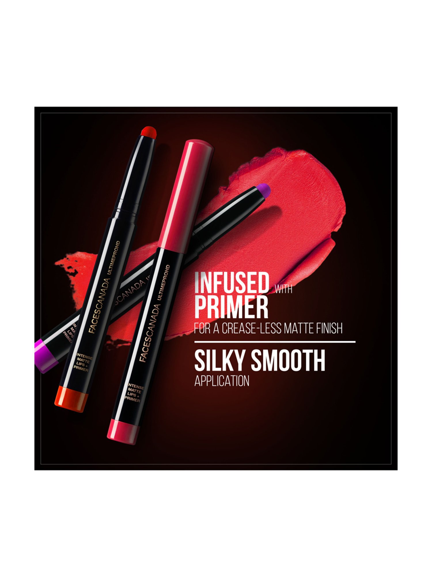 Faces Canada Ultime Pro HD Intense Matte Lips Primer Scarlet 06 - 1.4 gm