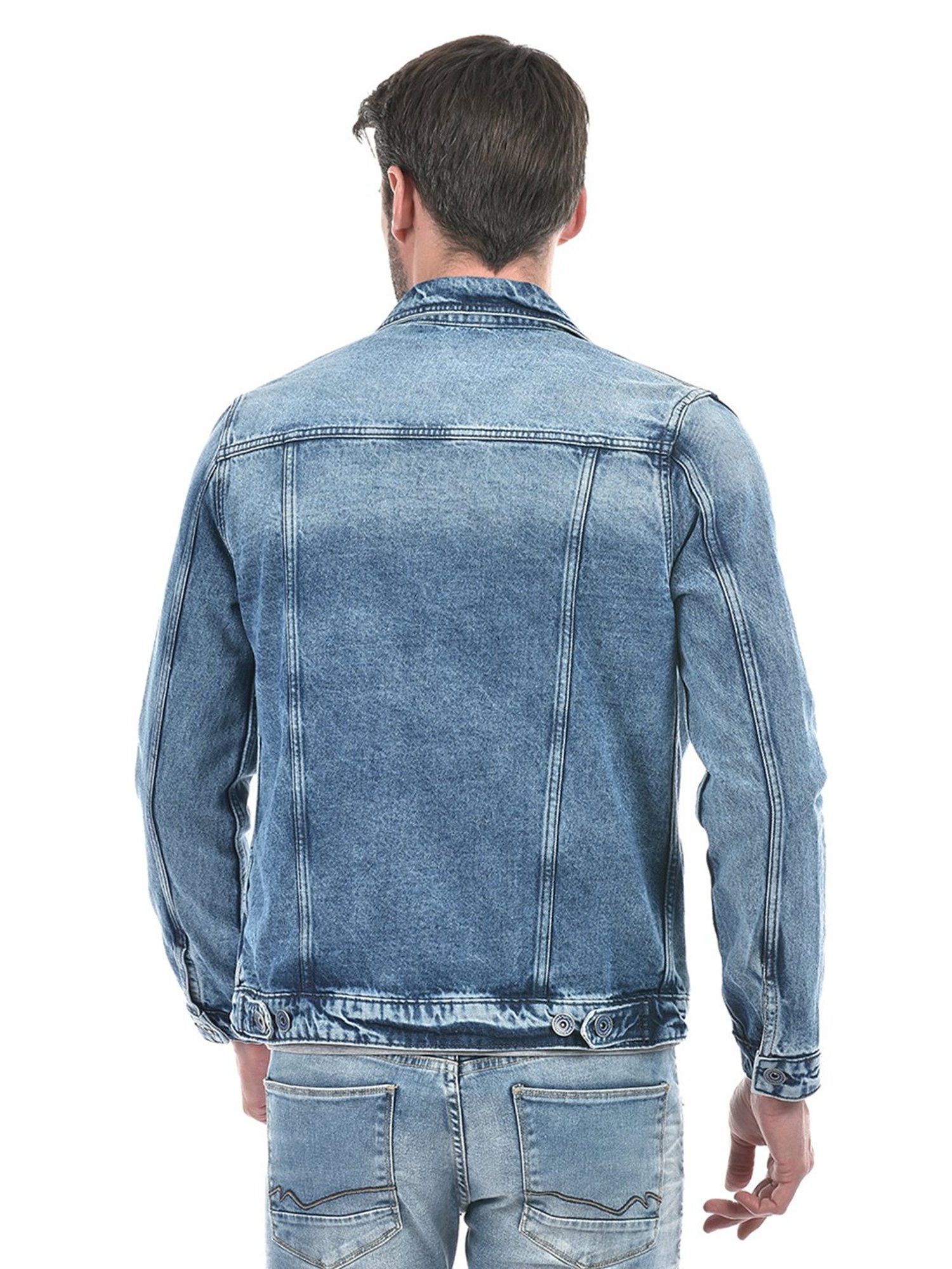 Lawman Pg3 Blue Regular Fit Cotton Denim Jacket