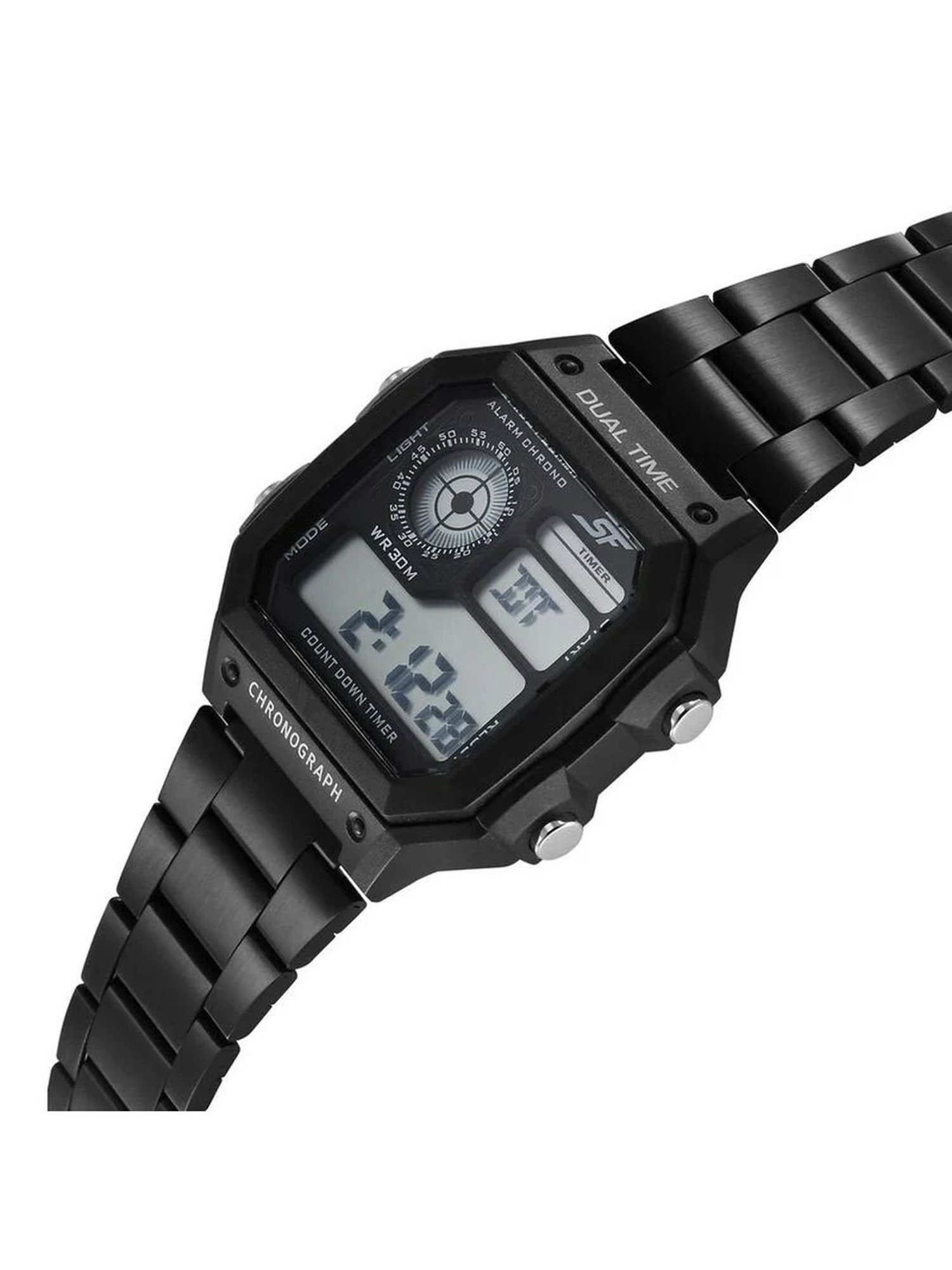 Sonata 77134PM02W Super Fibre Unisex Digital Watch