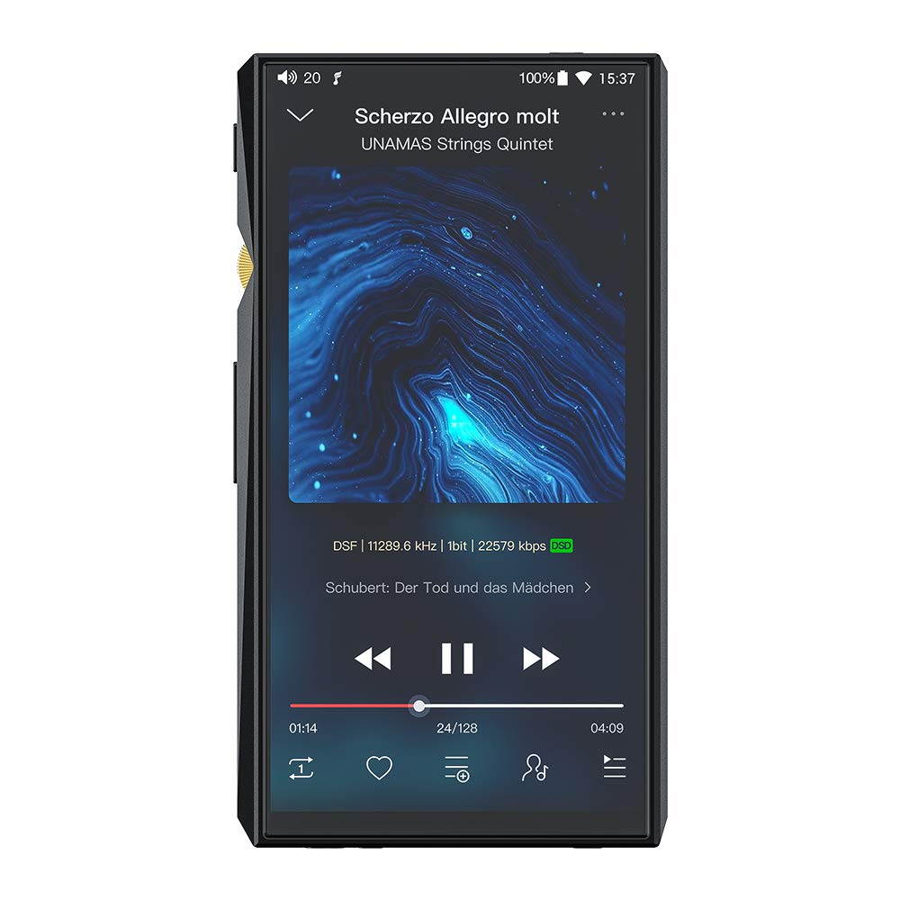 FiiO M11 Pro Android Hi-Res Lossless MP3 Music Player with Dual AK4497, THX AAA amp, aptX/atpX HD/LDAC/Bluetooth/DSD/Tidal/Spotify/5G WiFi/4.4 Balance Output, Full Touch Screen