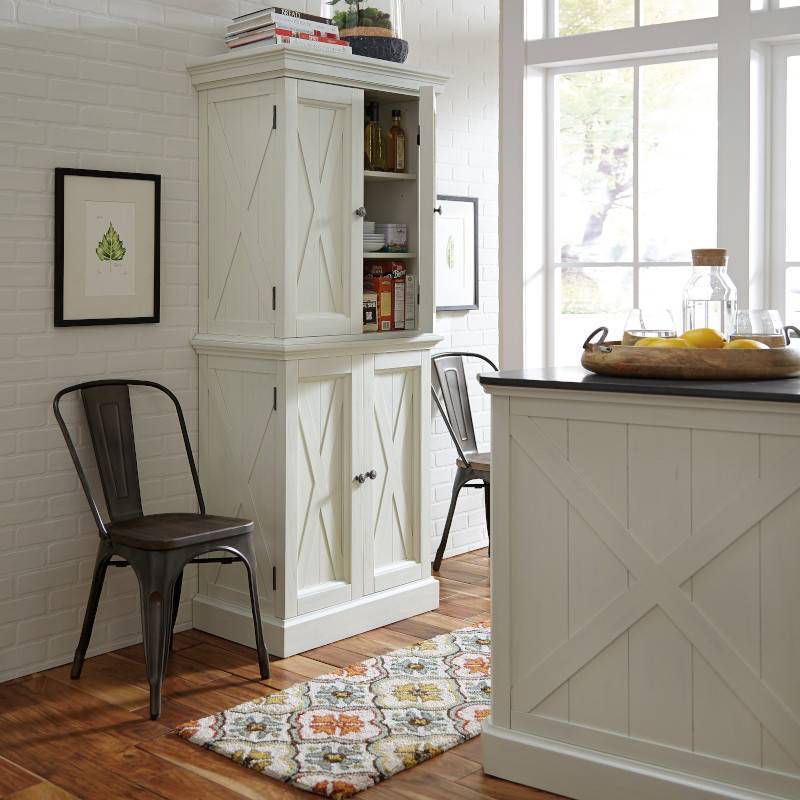 Seaside Lodge Pantry - White - Home Styles