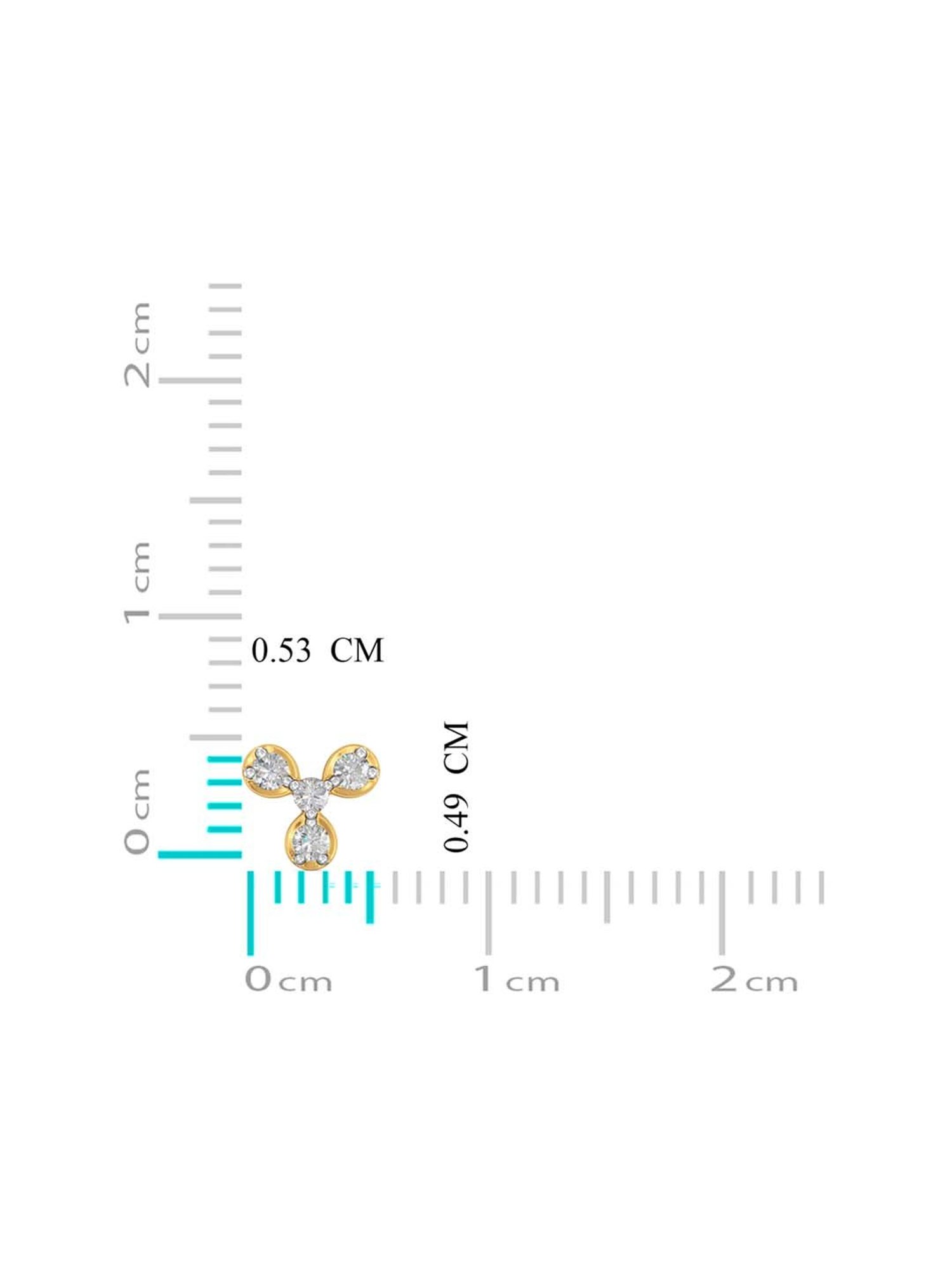Joyalukkas 18k Gold & Diamond Nosepin