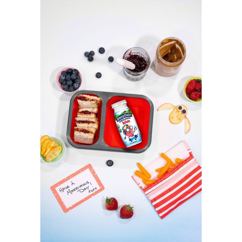 Stonyfield Organic Kids' Strawberry Banana Yogurt Smoothies - 6pk/3.1 fl oz bottles