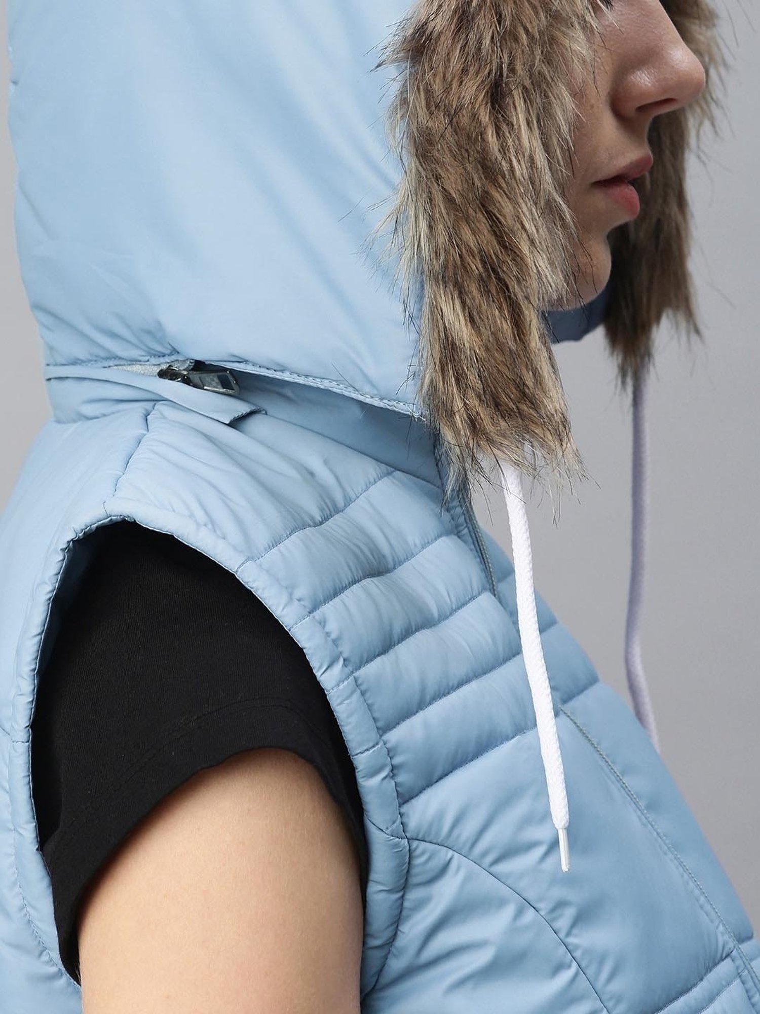 VOXATI Blue Quilted Jacket