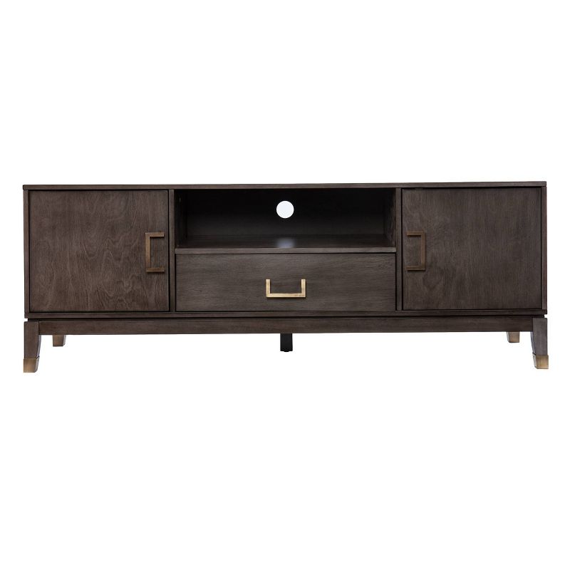 Harend Media Stand with Storage Gray - Aiden Lane