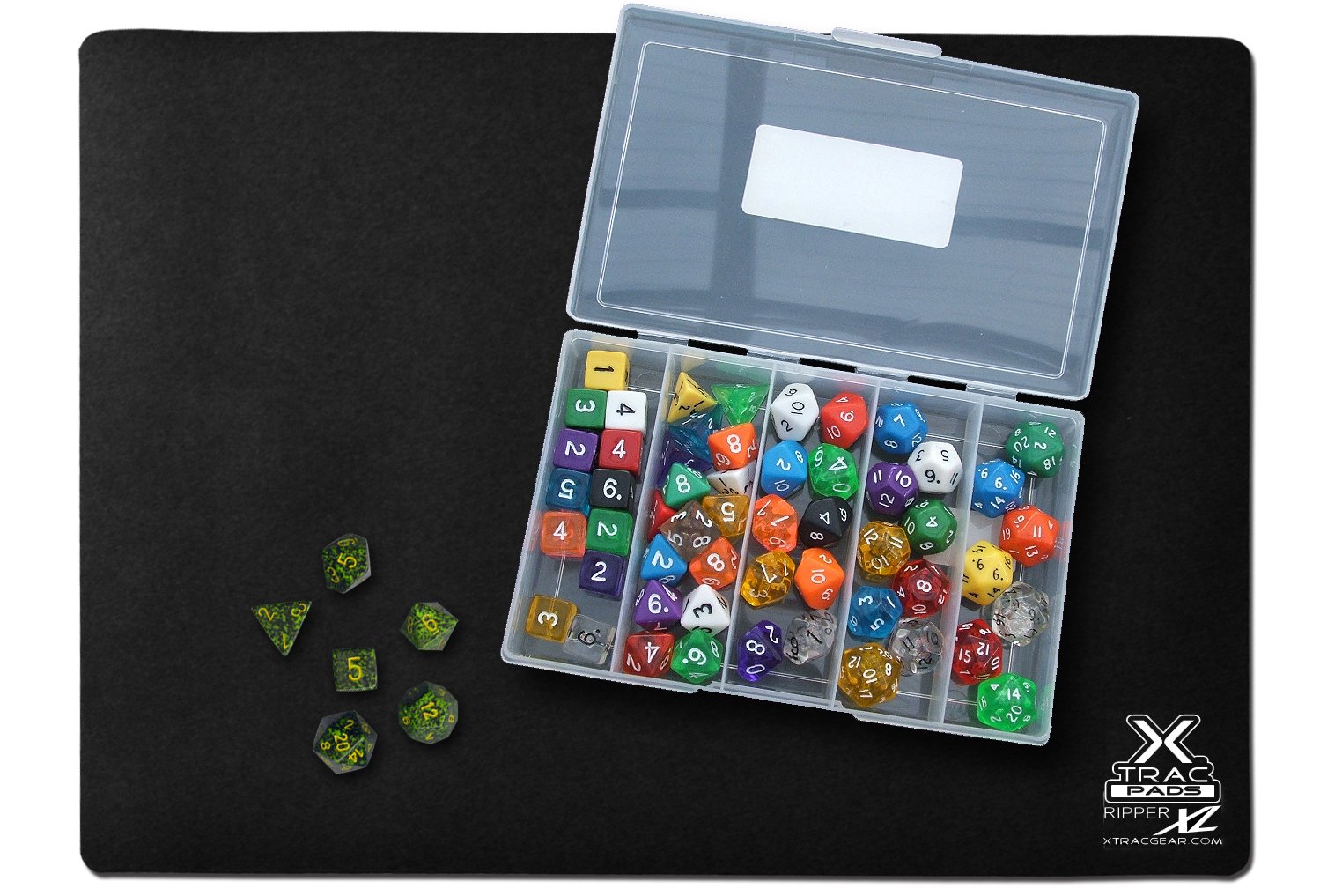 Mouse pad, XTracPads Carbonic XXL Desk moue pad Mat, 13x 36x0.1 inches, Polished textile surface, Overlock stitch edges, Desk Mat Desk Mouse Pad with Comfortable Writing Surface for Office and Home