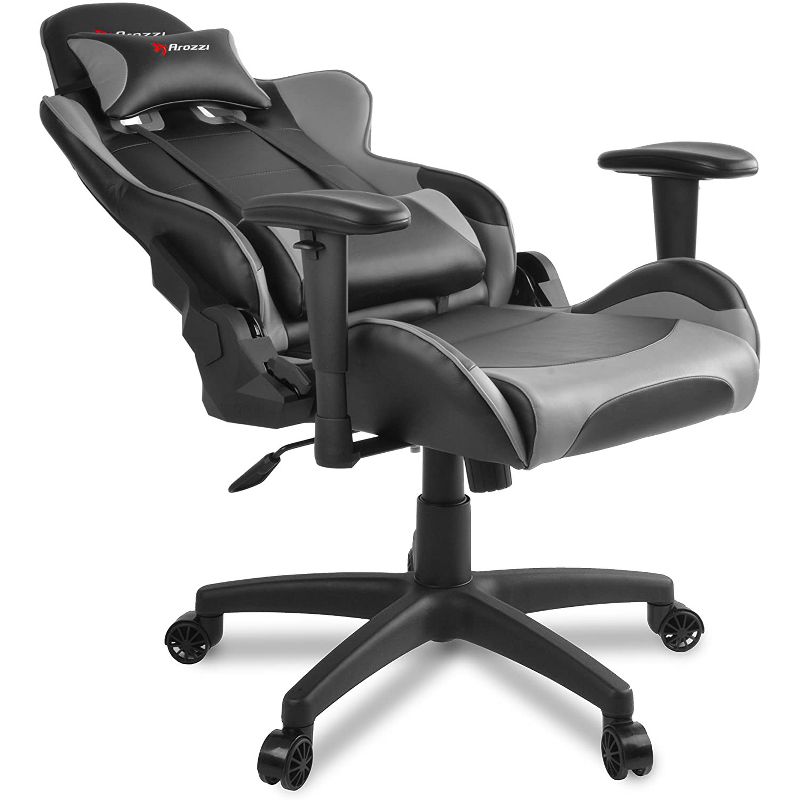 Arozzi Verona V2 Gaming Chair, Gray (VERONA-V2-GY)