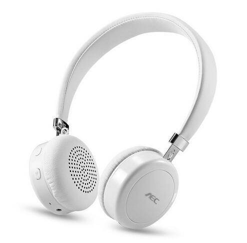 BQ668 Wireless Stereo Bluetooth 4.1 On-ear HiFi Headphones Portable Headset with Microphone Support 3.5mm Audio Input (White)