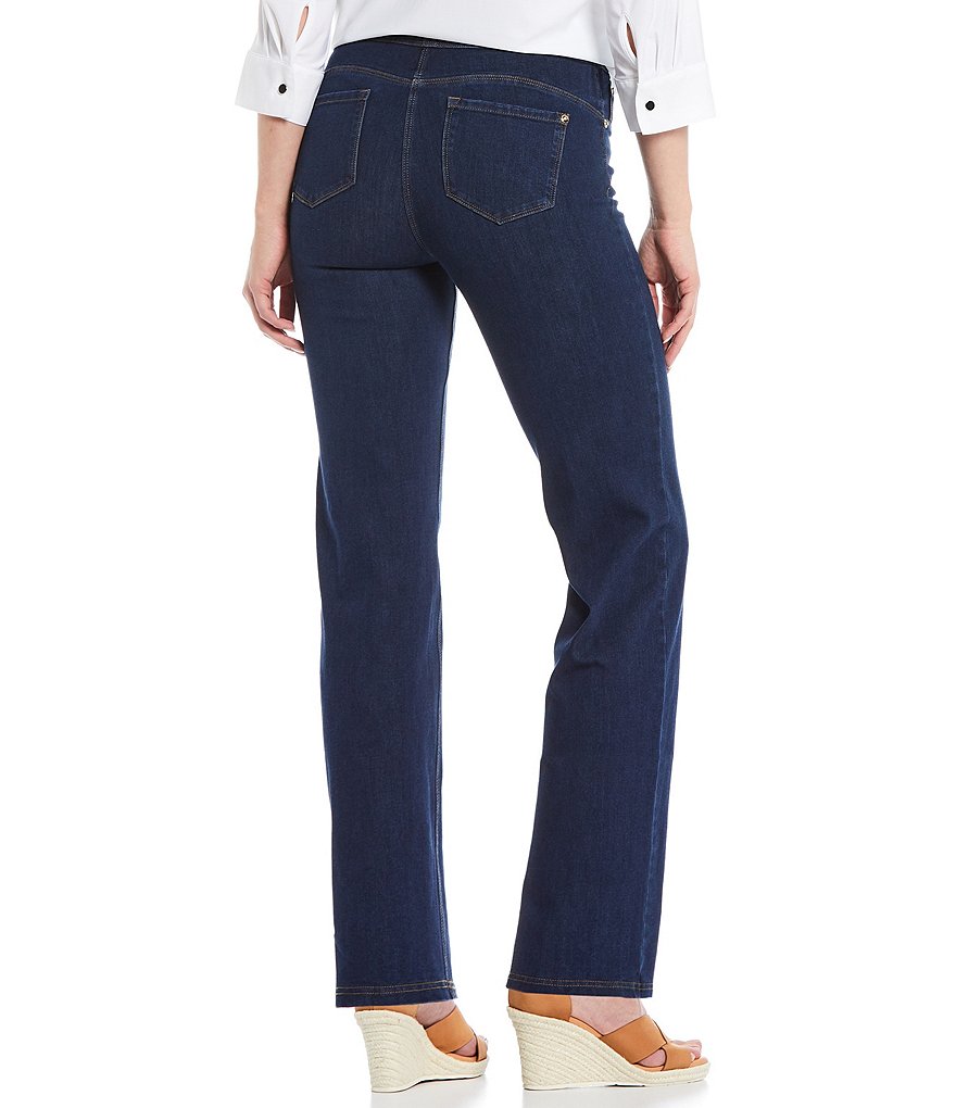 Slim Factor by Investments Classic Waist Denim Slim Straight Leg Jeans