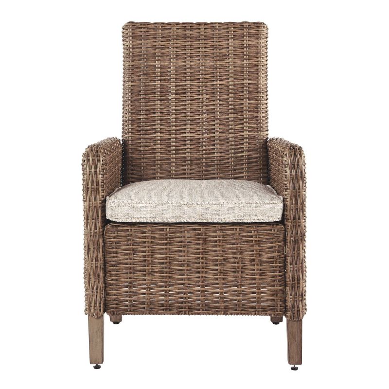 Beachcroft Arm Chair with Cushions - Beige  - Outdoor by Ashley