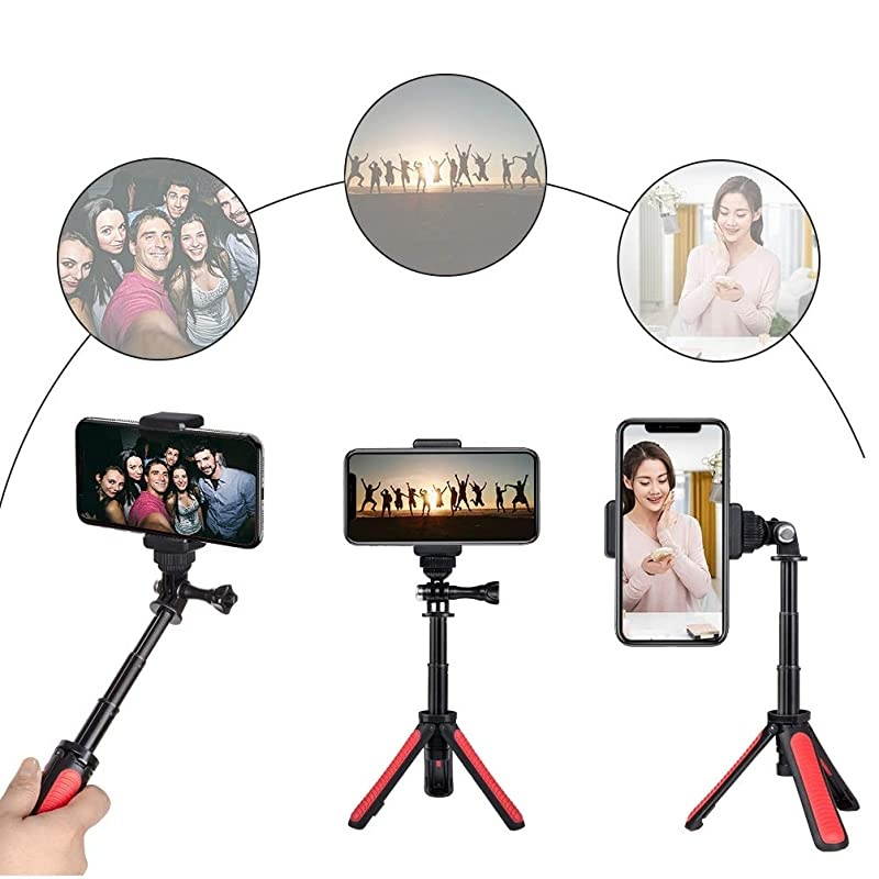 Mini Selfie Stick Tripod Kit Two in One for GoPro AKASO Action Camera and Cell Phone Accessories