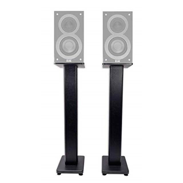 pair 36" bookshelf speaker stands for elac debut b4 bookshelf speakers