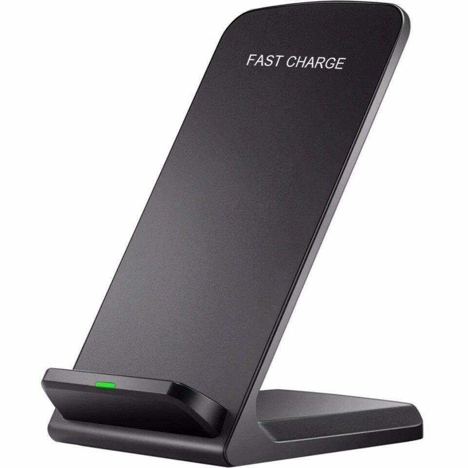 Qi Wireless Fast Charger Charging Pad Stand Dock  Galaxy S6+ iPhone X 8