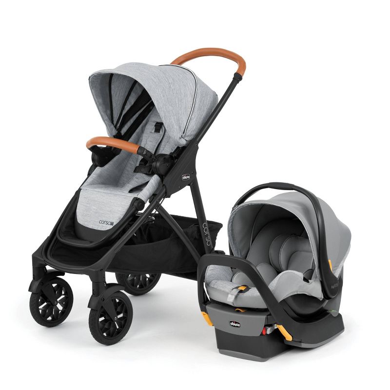 Cybex Eezy S+2 Travel System with Aton 2 Infant Car Seat - Deep Black