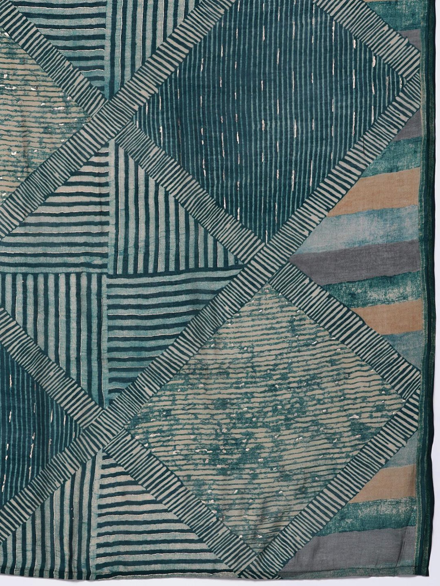 Varanga Blue Embroidered Kurta Pant Set With Dupatta