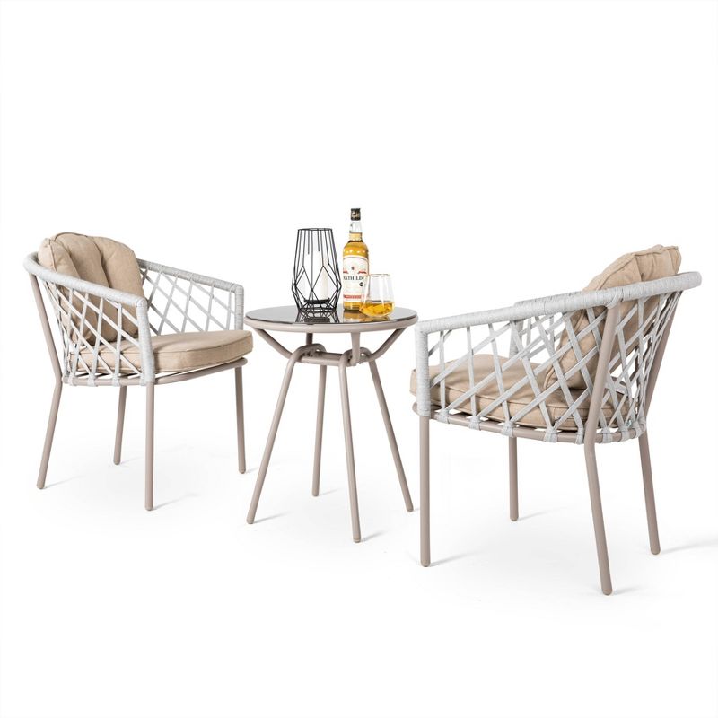 3pc Small Patio Bistro Set - Nuu Garden