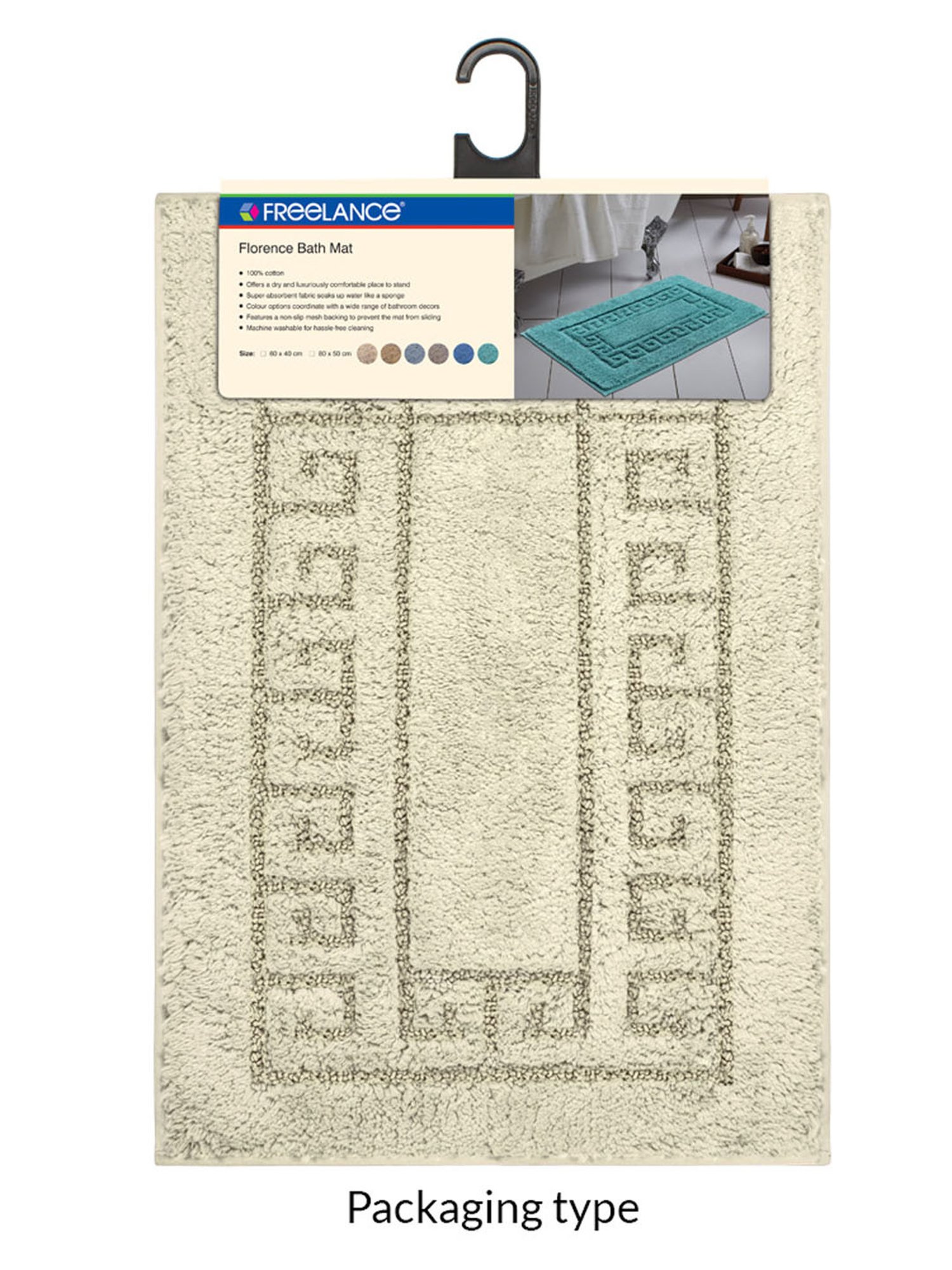 Freelance Camel Cotton Set of 1 Bath Mats and Rugs