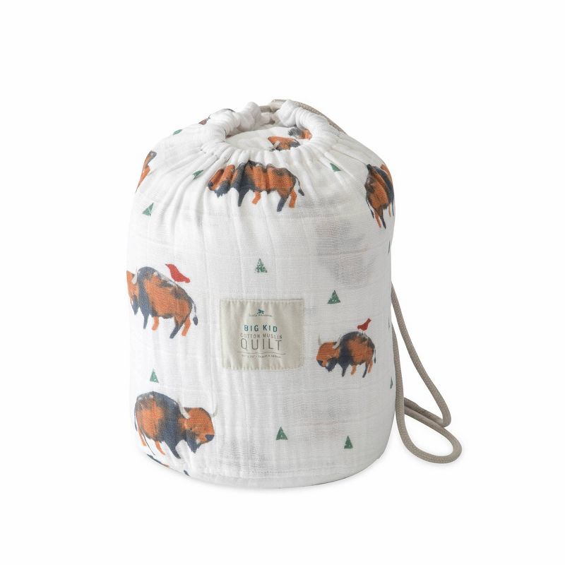 Little Unicorn XL Big Kid Cotton Muslin Quilt - Bison