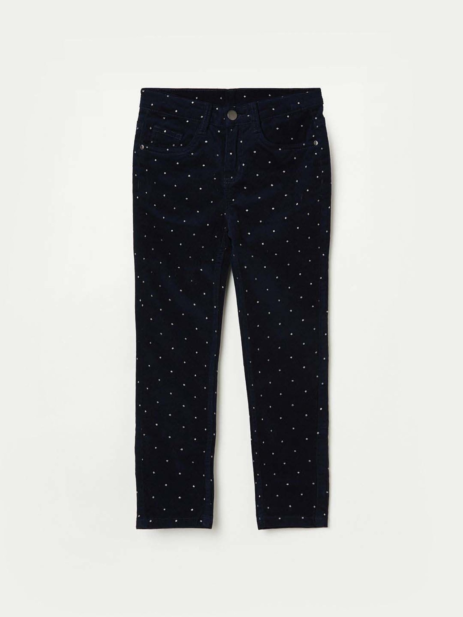 Fame Forever by Lifestyle Girls Navy Cotton Printed Pants