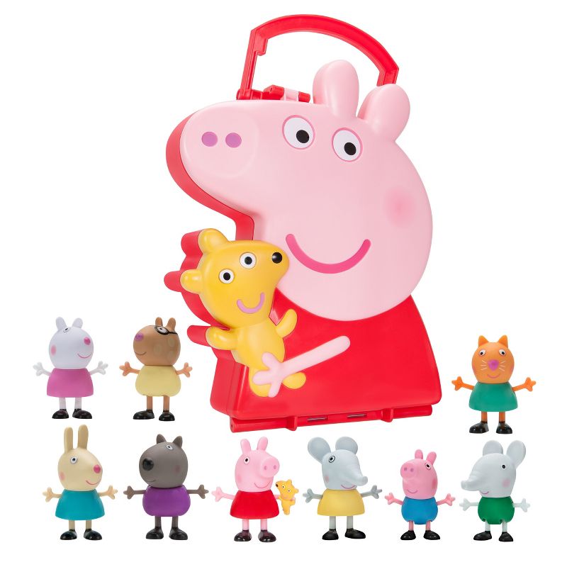 Peppa Pig Carry Along Friends - 10pc