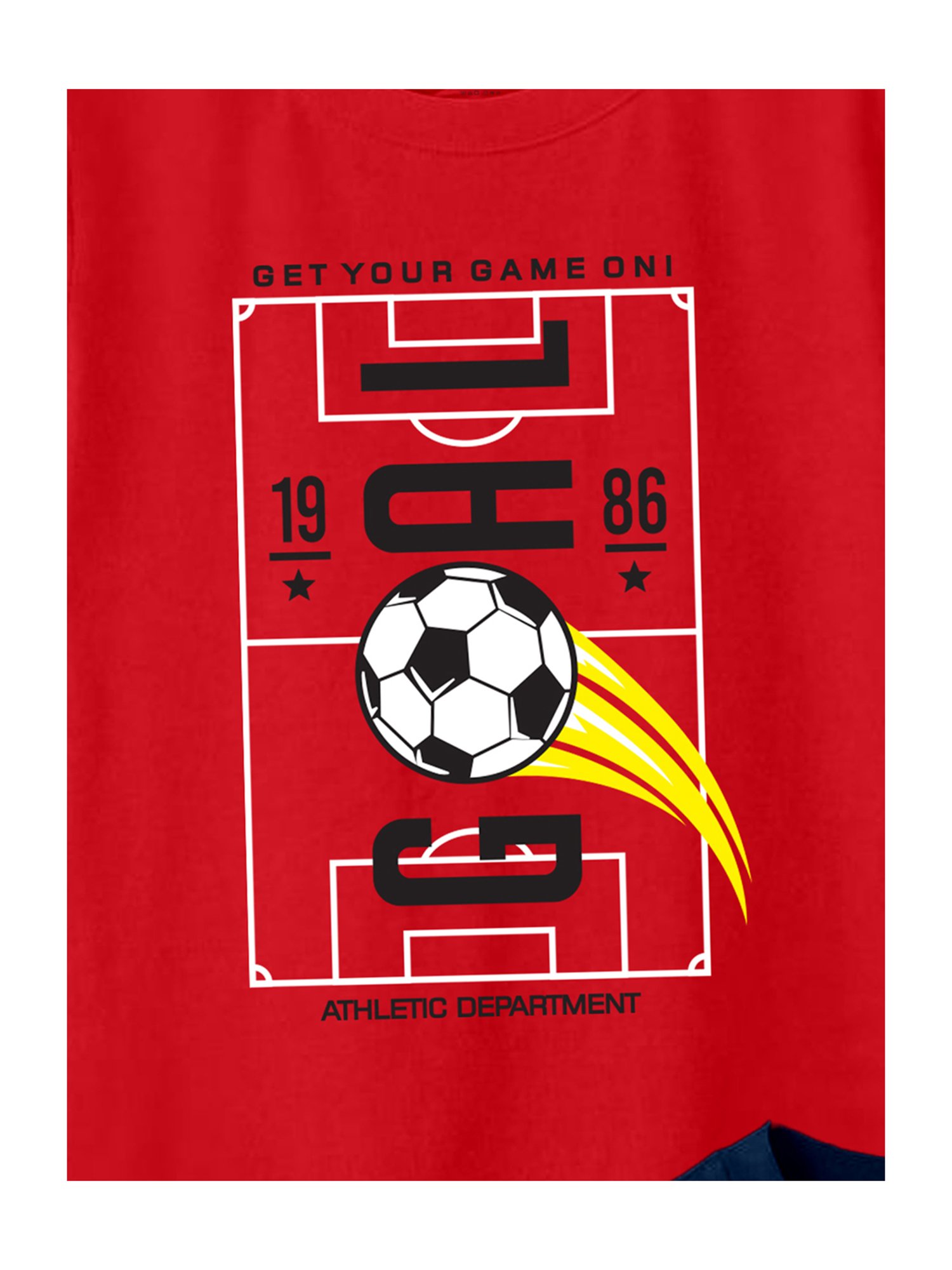 Codez Kids Red & Navy Printed T-Shirt (Pack Of 2)