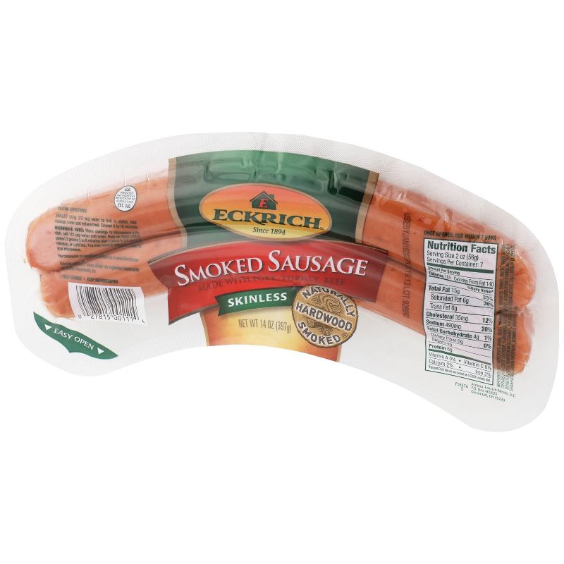 Eckrich Smoked Sausage Rope - 14oz