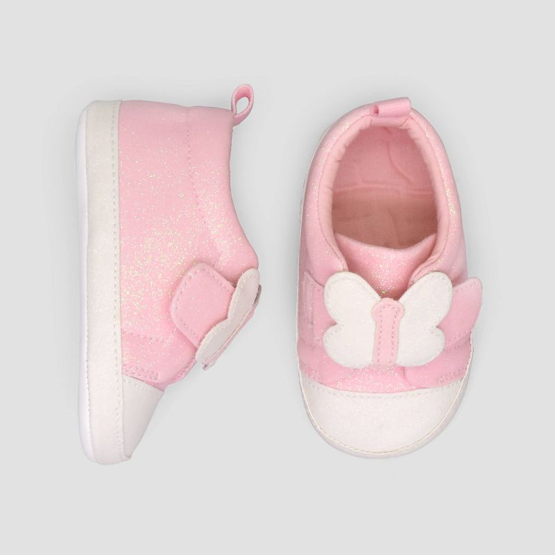 Baby Girls' Butterfly Sneakers - Just One You® made by carter's Pink 3-6M
