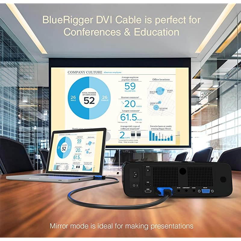 DVI to DVI Cable 15 Feet Monitor Cable Dual Link Male to Male Black
