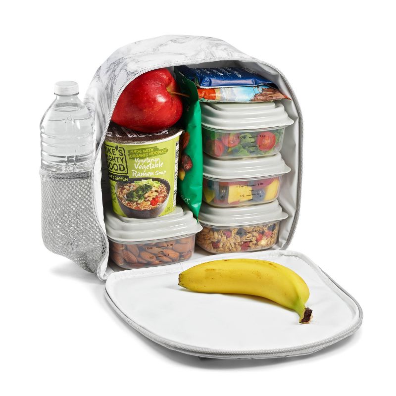 Fit & Fresh Athleisure Carli Lunch Kit Set -  Marble