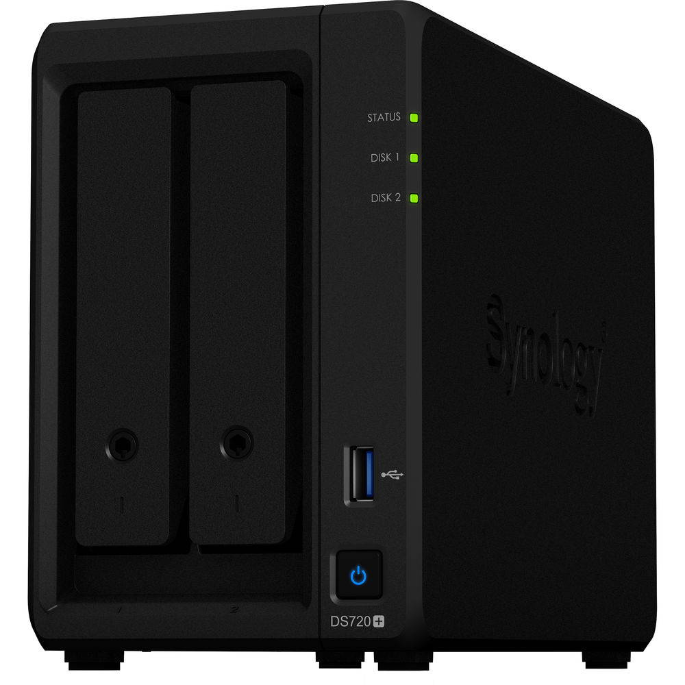 Synology DS720+ DiskStation with 6GB RAM and 16TB (2 x 8TB) of Seagate Ironwolf NAS Drives Fully Assembled and Tested By CustomTechSales