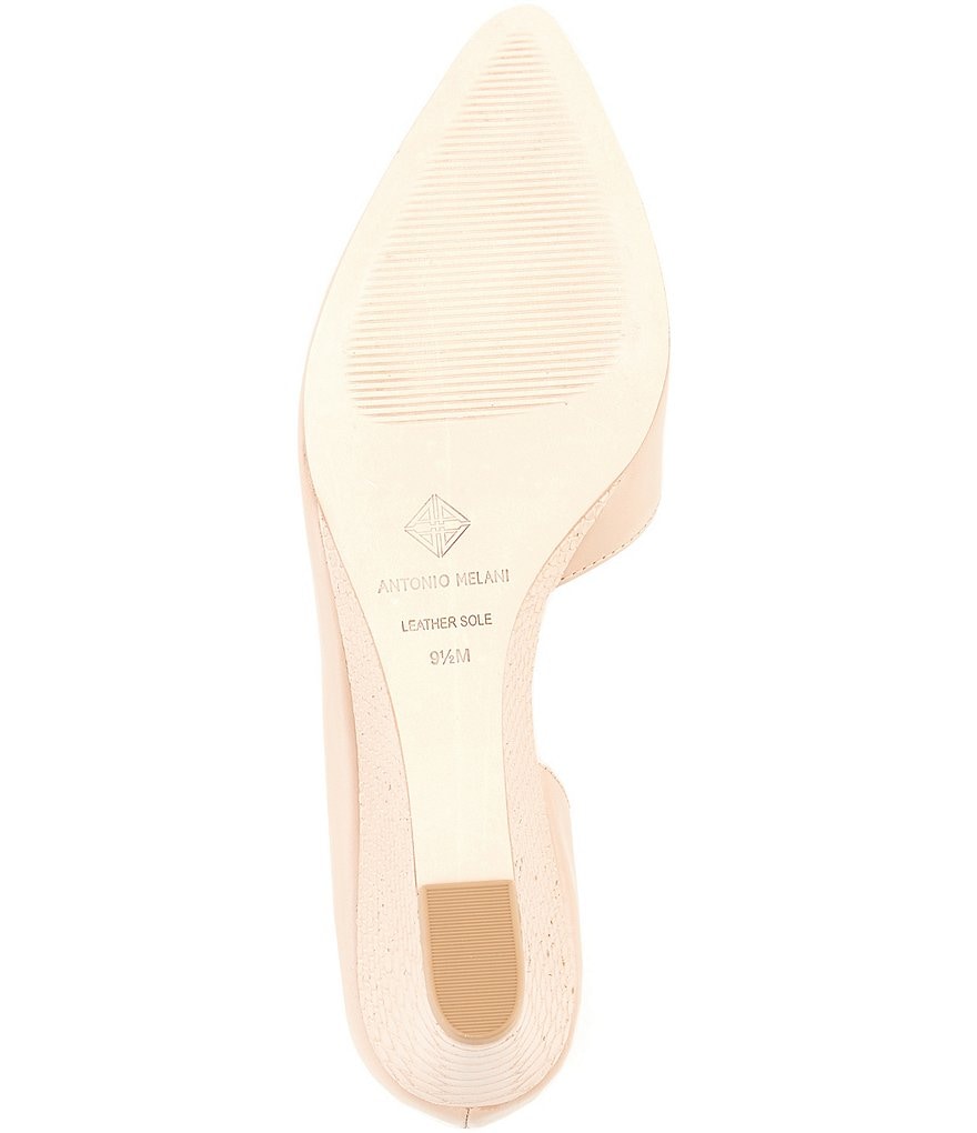 Antonio Melani Lyeana Leather d'Orsay Wedge Pumps