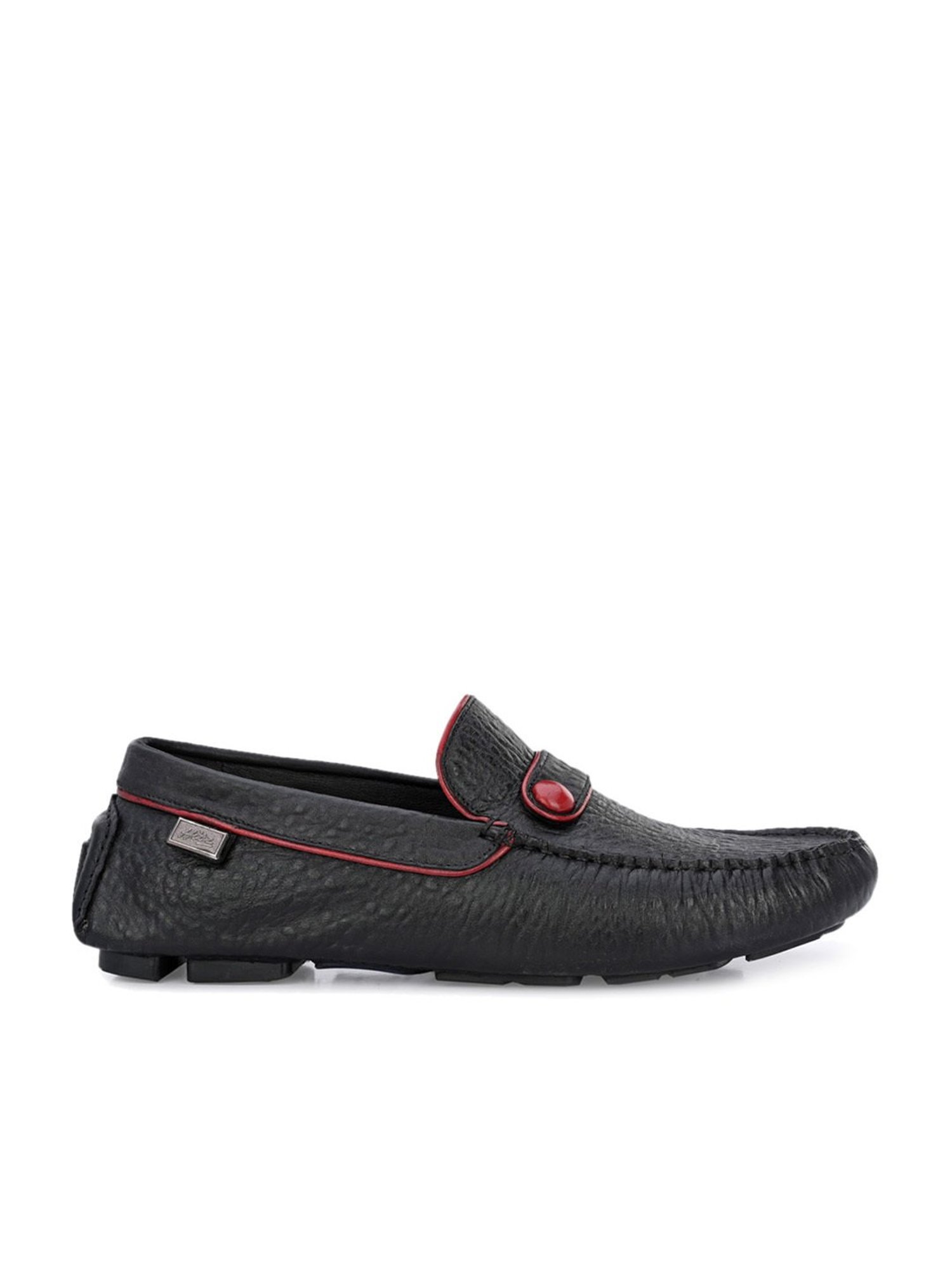 Hitz Men's Black Casual Loafers