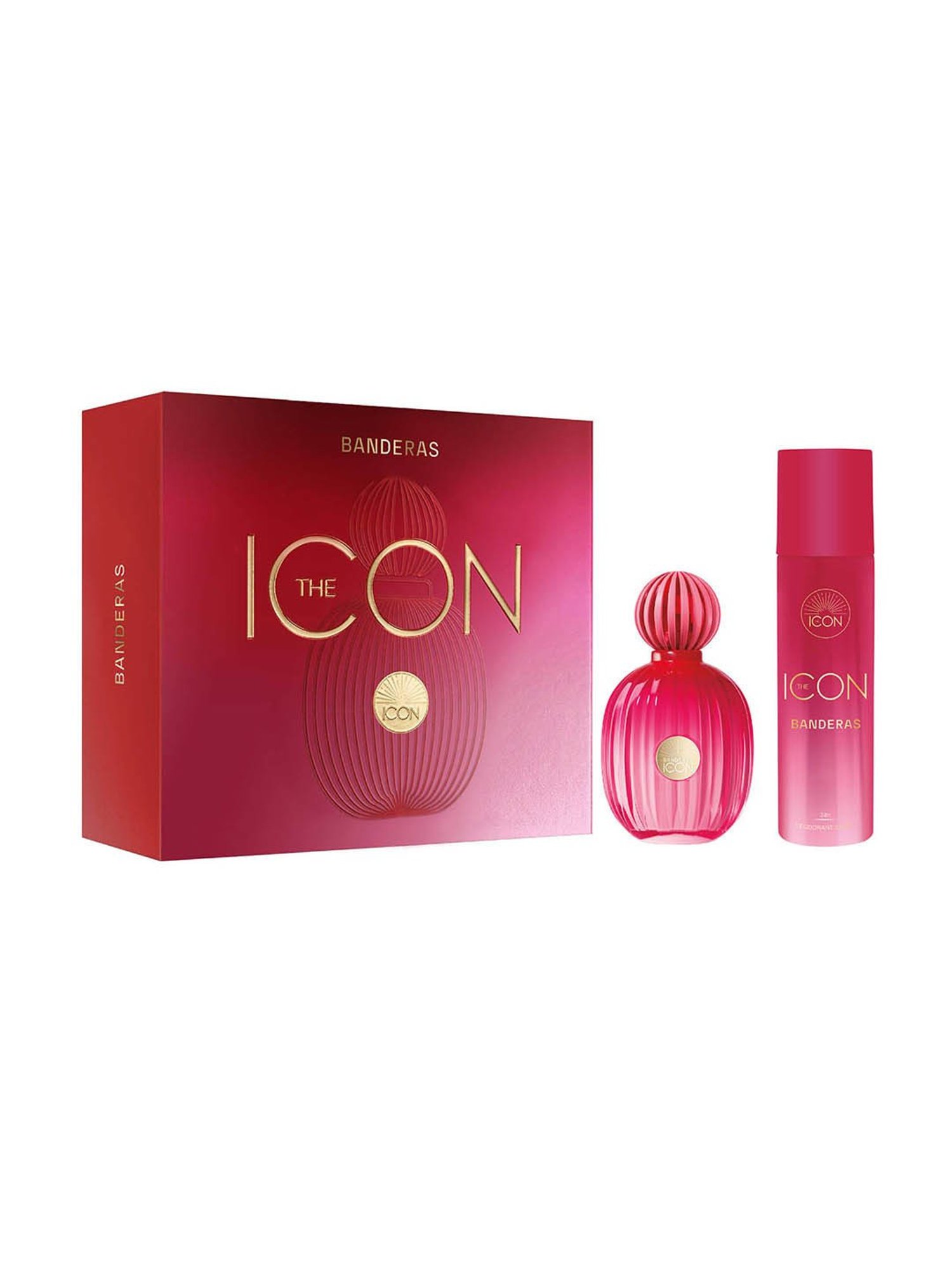 Banderas The Icon Eau de Parfum and Deodorant Spray for Women Combo