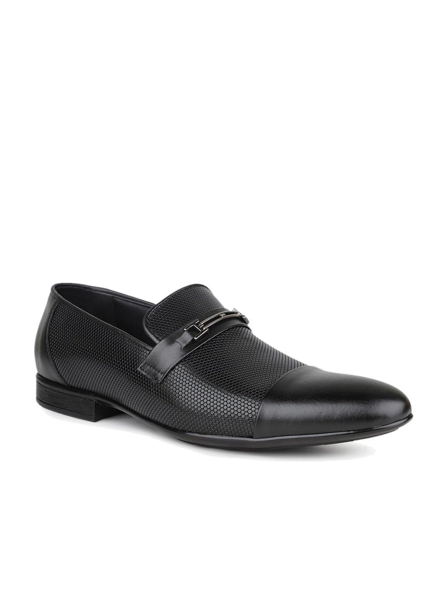 Privo by Inc.5 Men's Black Formal Loafers