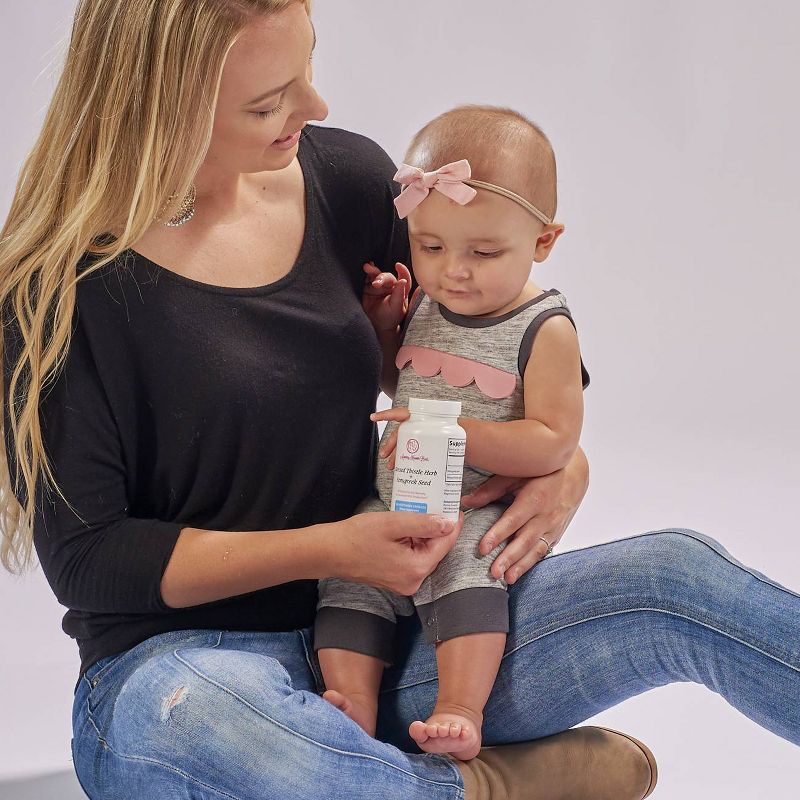 Mommy Knows Best Fenugreek Blessed Thistle Lactation Supplement - 100ct