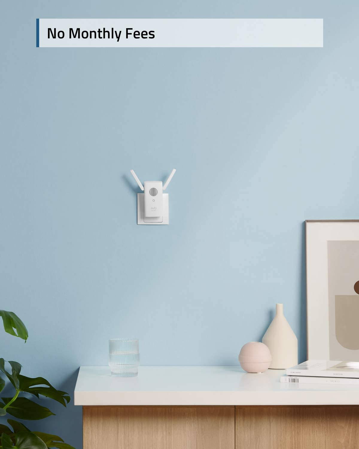 eufy Security, Wi-Fi Video Doorbell Kit, 1080p-Grade Resolution, 120-day Battery, No Monthly Fees, Human Detection, 2-Way Audio, Free Wireless Chime