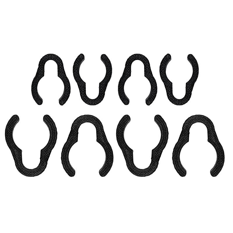 Cable Clips Universal rophone Boompole Cable Clip Set Includes Clips for 34quot and 58quot Pole Sections Durable and Flexible ABS Plastic Clips Snap on Tight Up to 38quot Wire 8 Pack