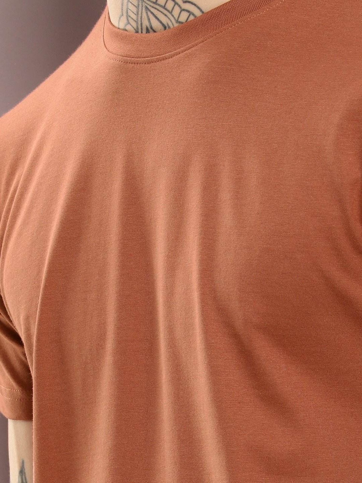 Dillinger Brown Cotton Regular Fit T-Shirt