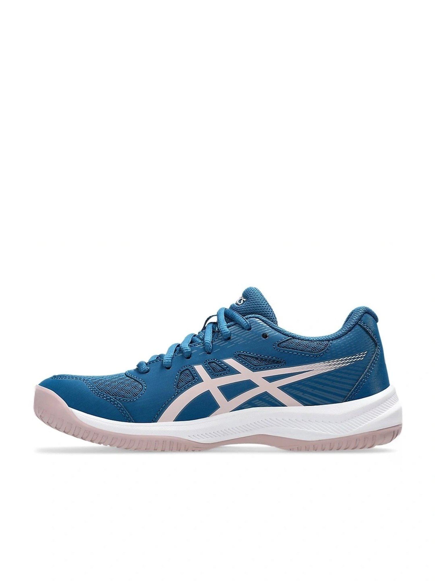 Asics Women's UPCOURT 6 Blue Indoor Court Shoes