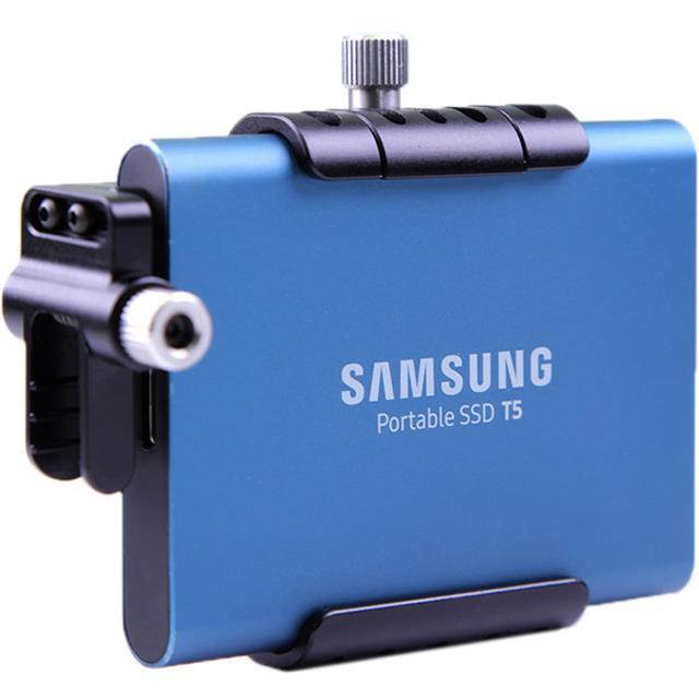 Lanparte Clamp with Cold Shoe Mount for Samsung T5 SSD #SSD-T5C