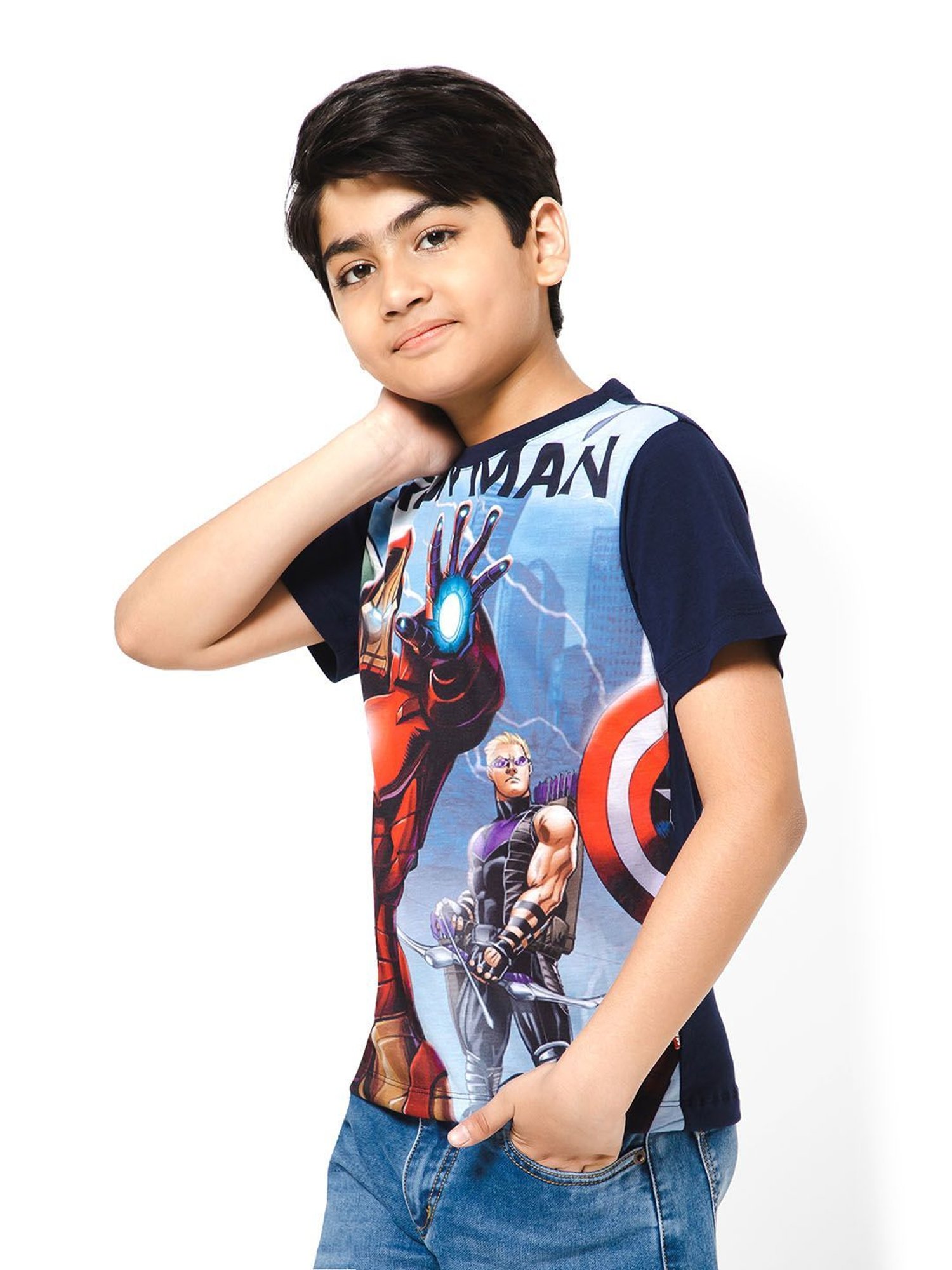 Bodycare Kids Blue Printed T-Shirt