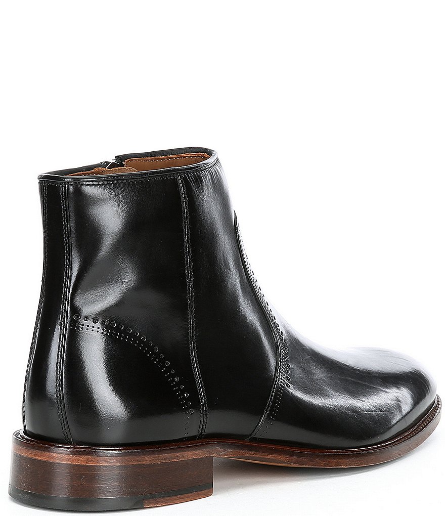 Johnston & Murphy Men's Sayer Side Zip Plain Toe Boots