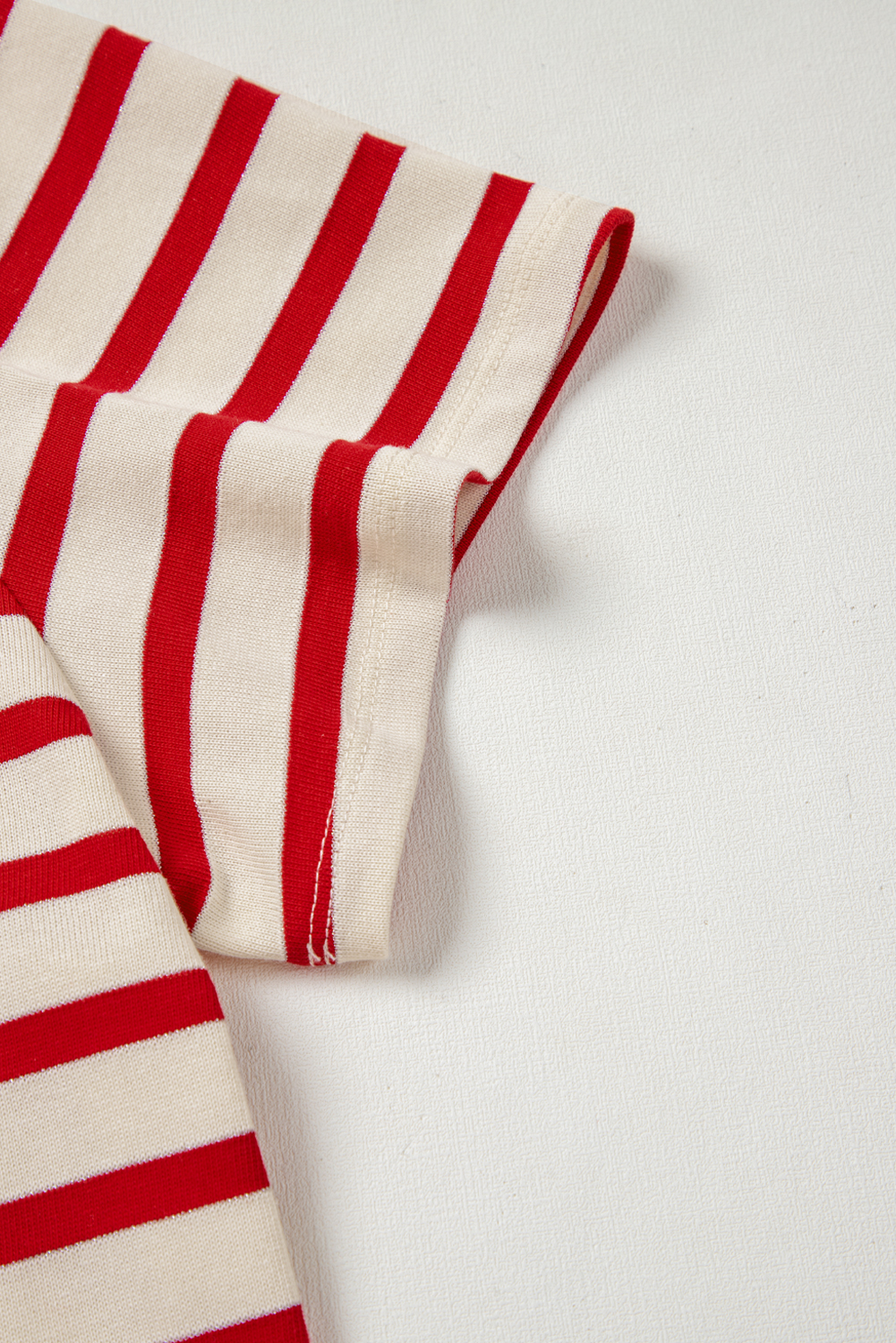 Skobeloff Textured Ruffle Split Top and Drawstring Shorts Set