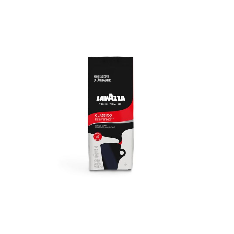 Lavazza Classico Whole Bean Medium Roast Coffee - 12oz