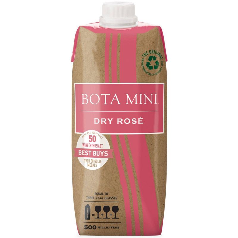 Bota Mini Dry Rosé Wine - 500ml Box