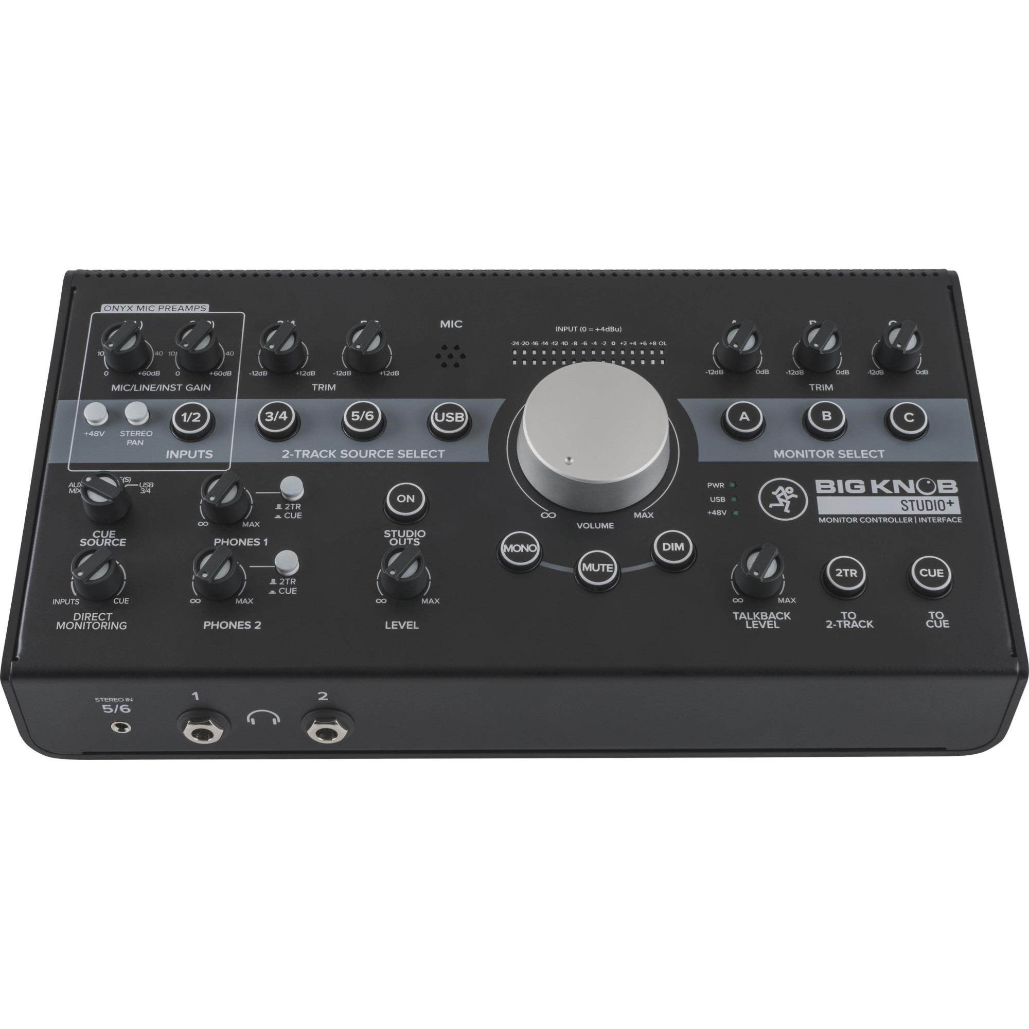 Mackie Big Knob Studio Monitor Plus Controller Interface